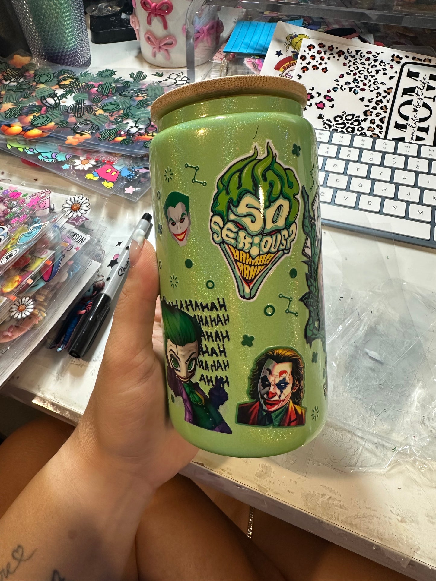 Joker Glass cup