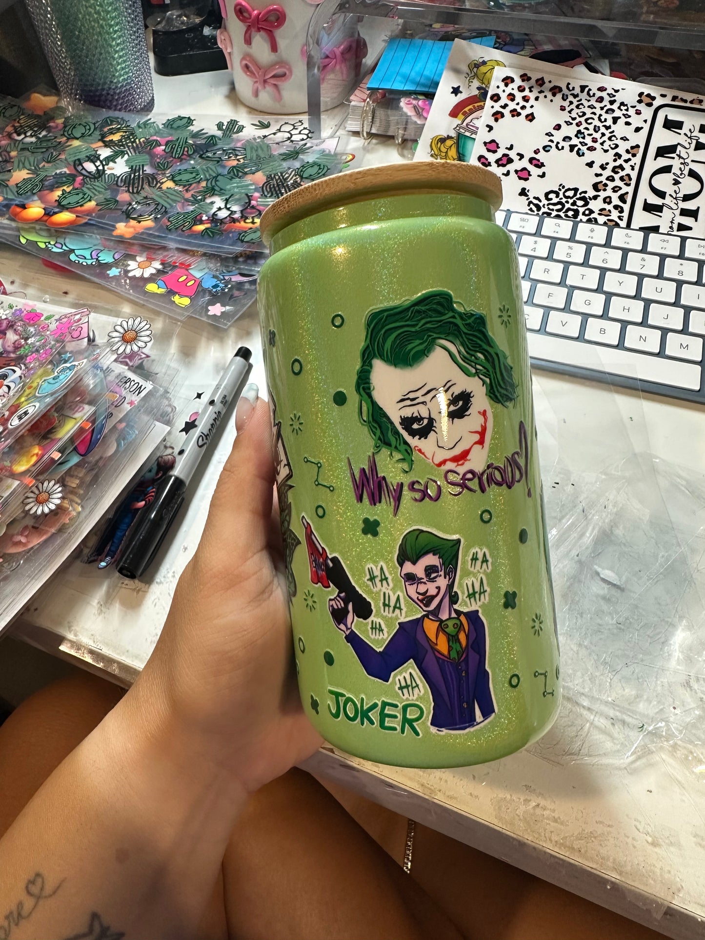 Joker Glass cup