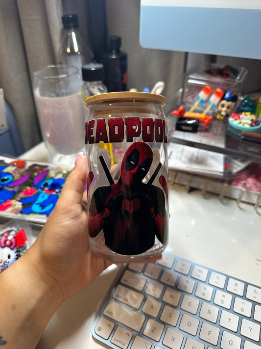 Deadpool glass