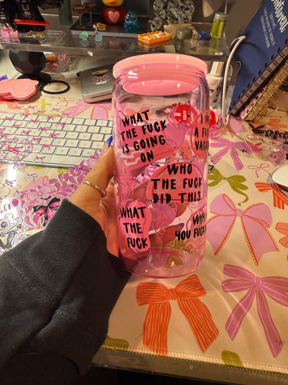 Mom Vocabulary glass