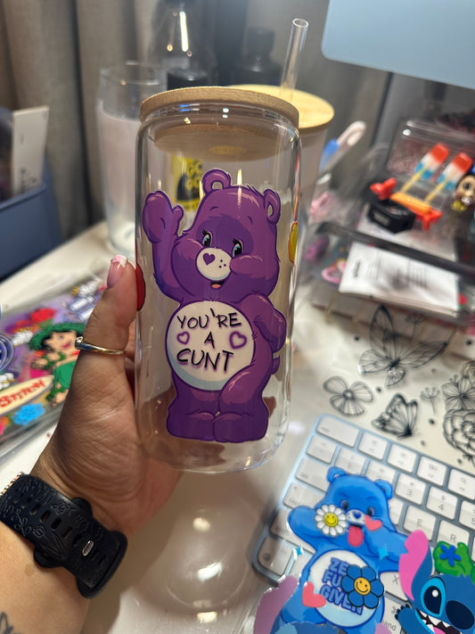 Swear bear glass