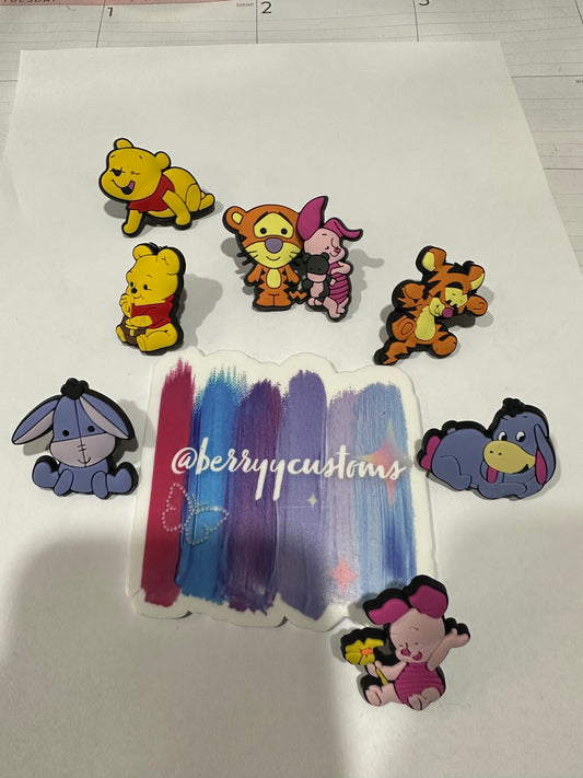 Winnie the Pooh straw toppers