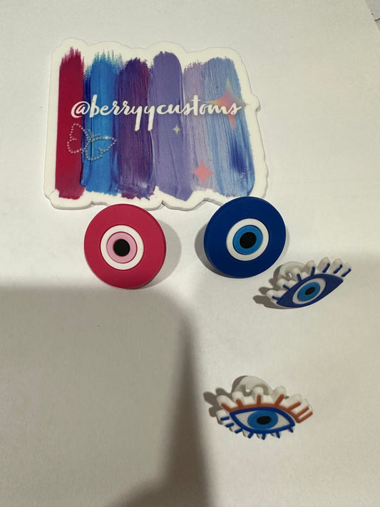Eye Evil straw toppers