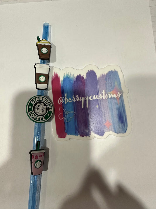starbucks straw toppers