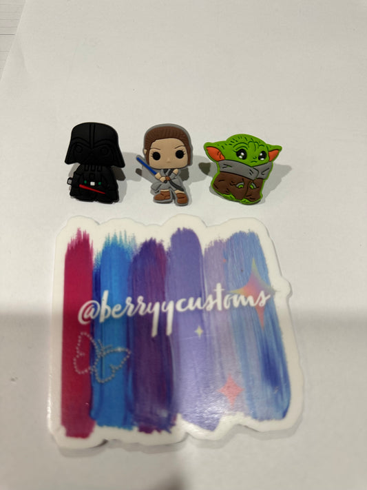 Stars Wars straw toppers