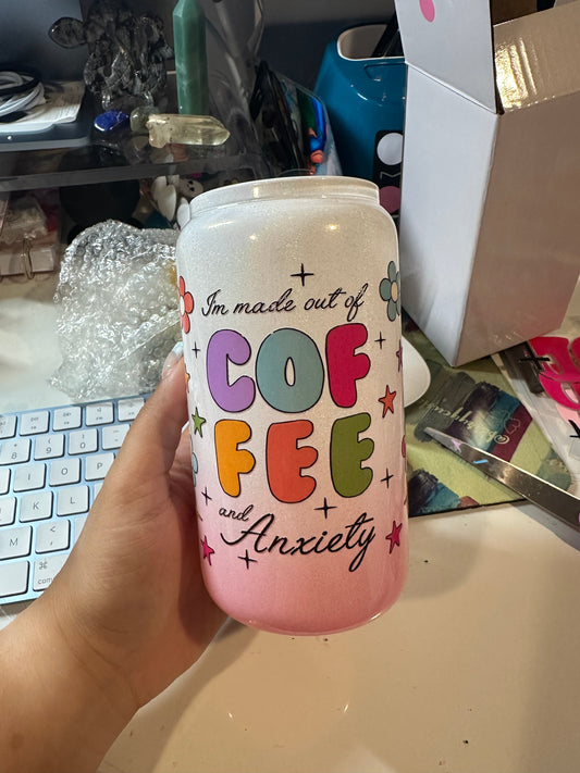 coffee & Anxiety glass