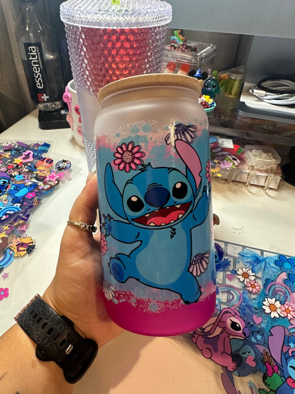 stitch glass cup