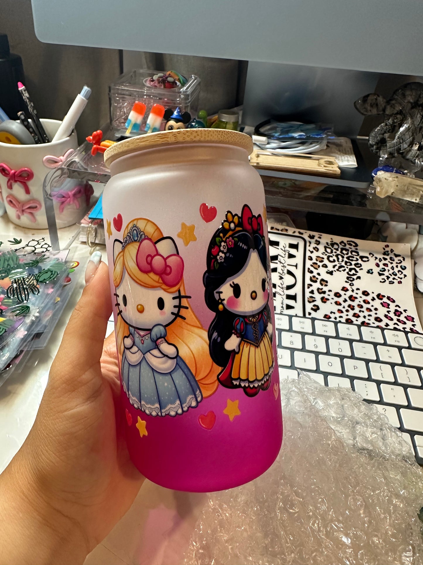 HK Princess glass mug