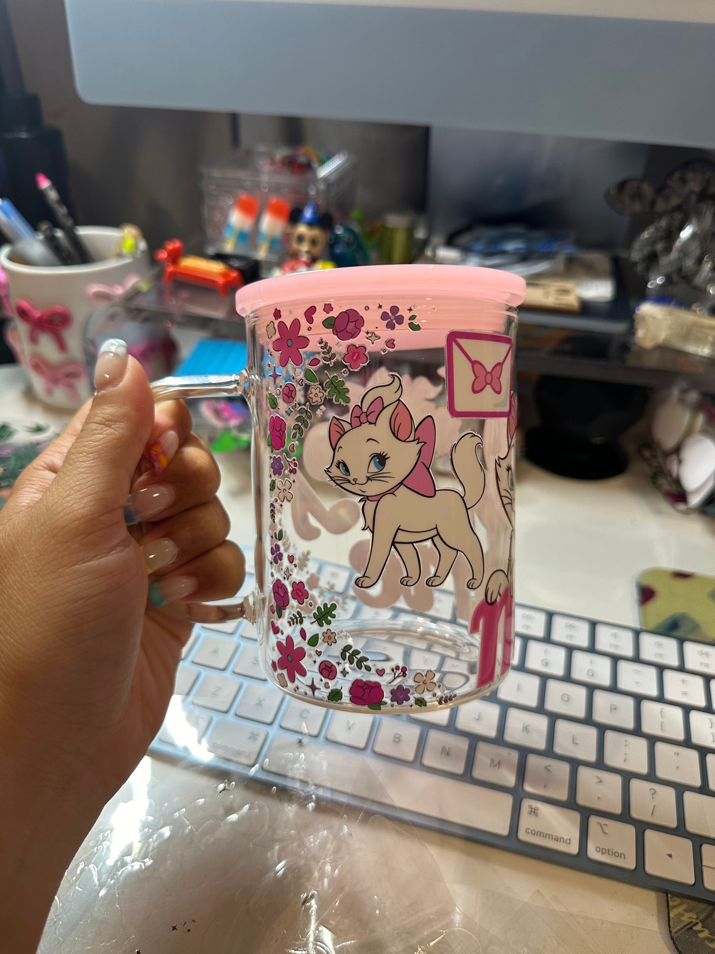 Marie glass mug