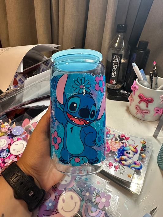 stitch glass cup