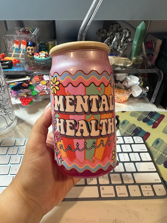 mental health matters glass