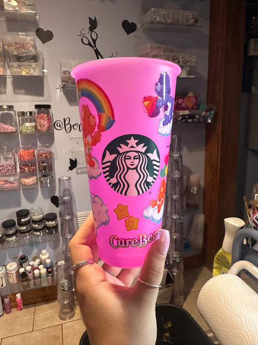 care bear cold cup