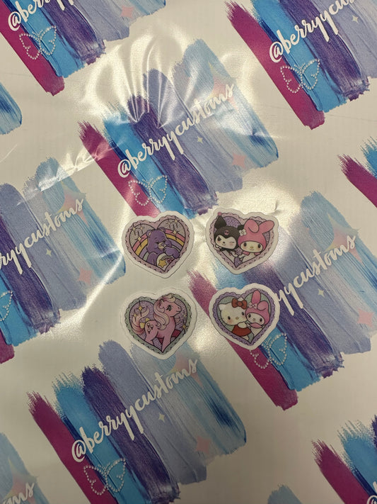 mini heart sticker pack