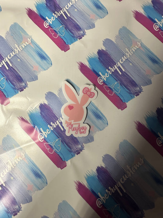 girl bunny sticker