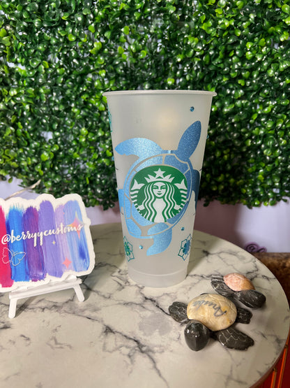 Turtle Starbucks cup